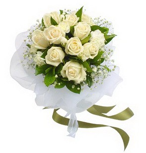  Aydın online çiçekçi , çiçek siparişi  11 adet benbeyaz güllerden buket