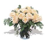 11 adet beyaz gül vazoda  Aydın İnternetten çiçek siparişi 