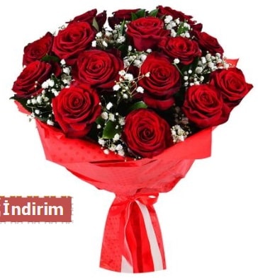 12 Adet kırmızı aşk gülleri  Aydın çiçek satışı 